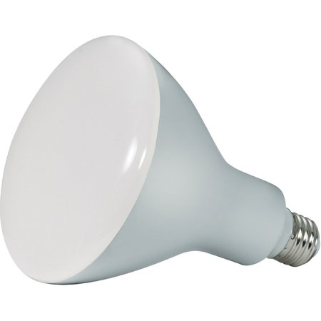 Satco Bulb, LED, 13W, BR40, Medium, 120V, Frosted White, 27K S29615